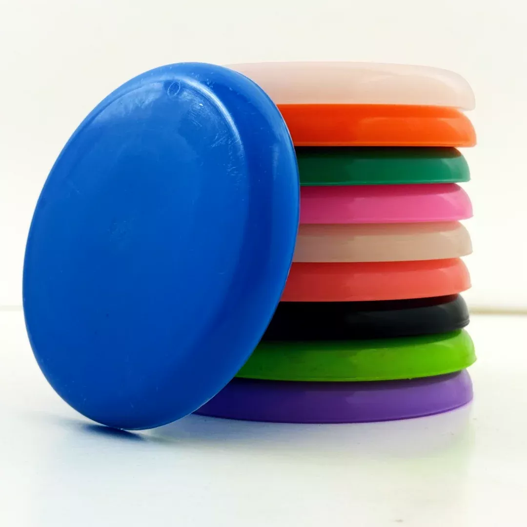 Mini Disc 3.75" - 4.25' Blank Top Inter-Locking Mini Marker Discs