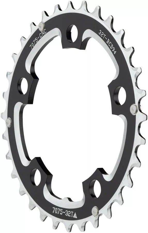 MSW Multi Speed 32t x 94mm Middle Chainring Black