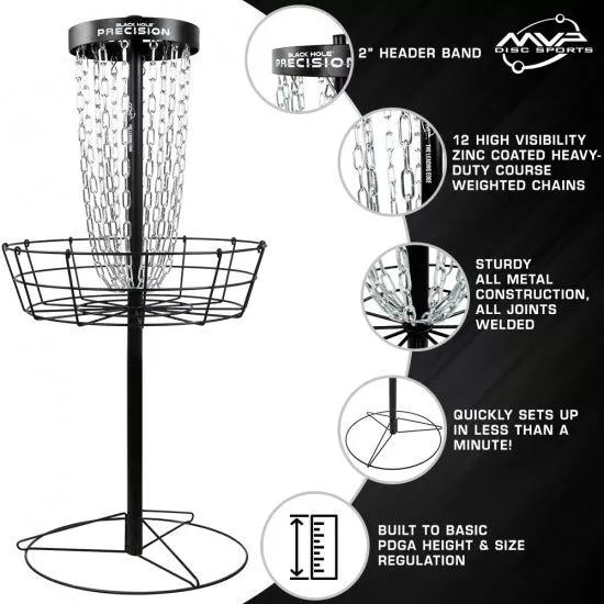 MVP Black Hole Precision Basket- Drop Ship
