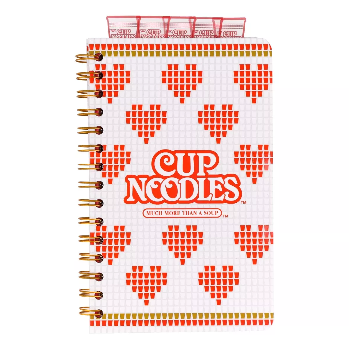 Nissin Cup Noodles - 5-Tab Spiral Notebook | 5 x 8 Inches
