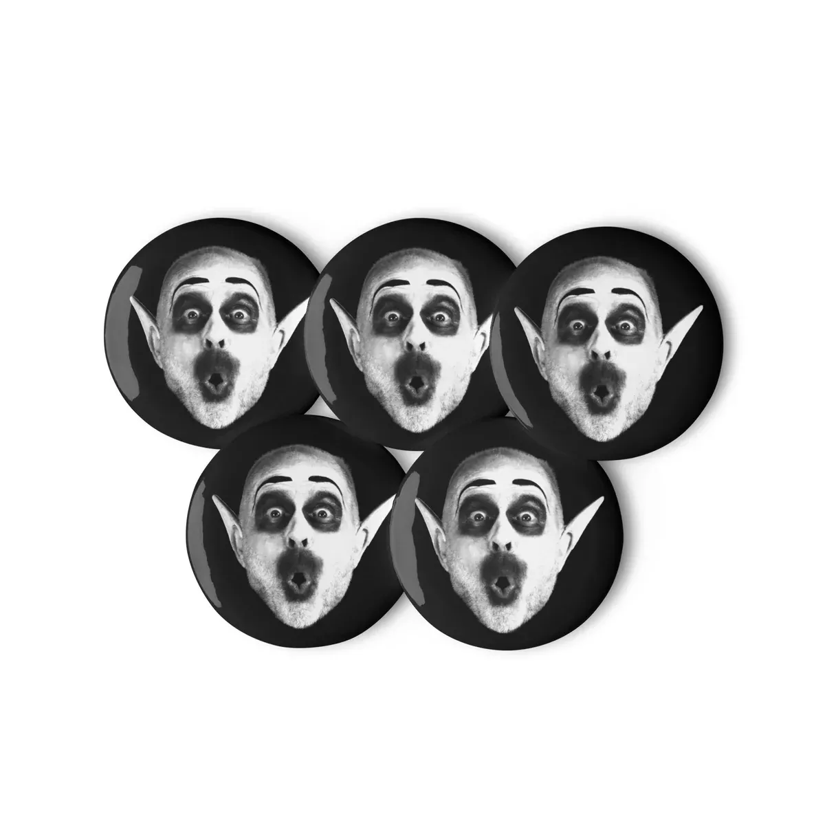 Nostalgiaferatoo Big Head Button Set