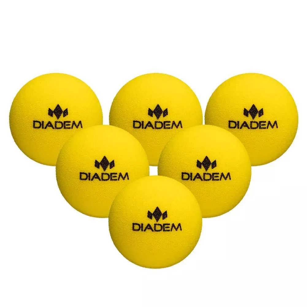 Official Quiet Pickleball 6 Pack Yellow
