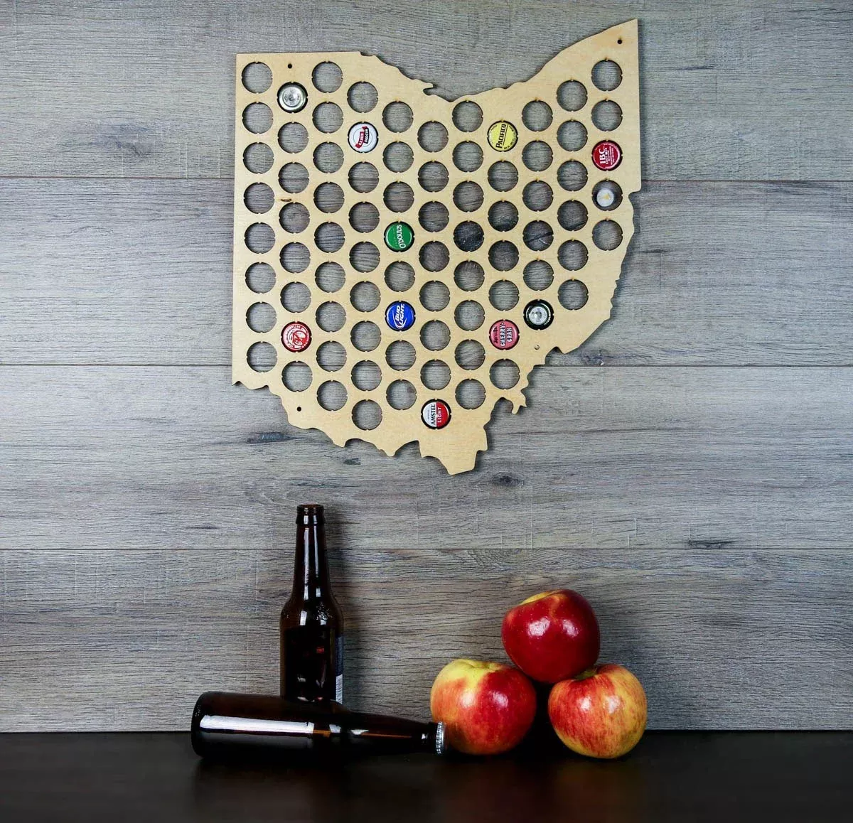 Ohio Beer Cap Map