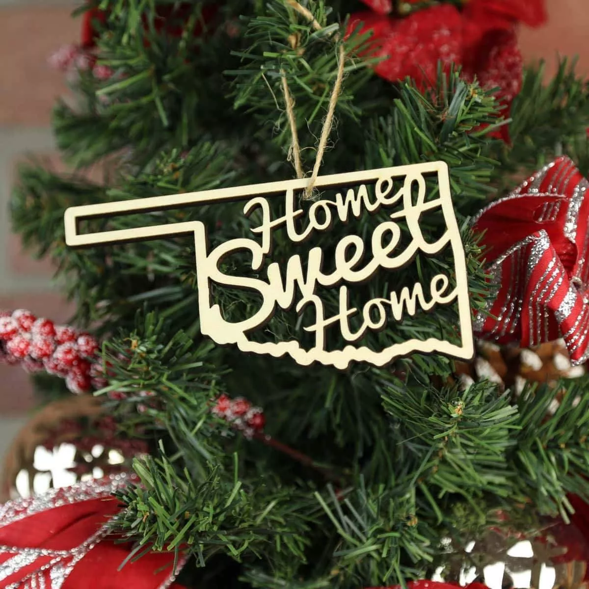 Oklahoma Home Sweet Home Ornaments