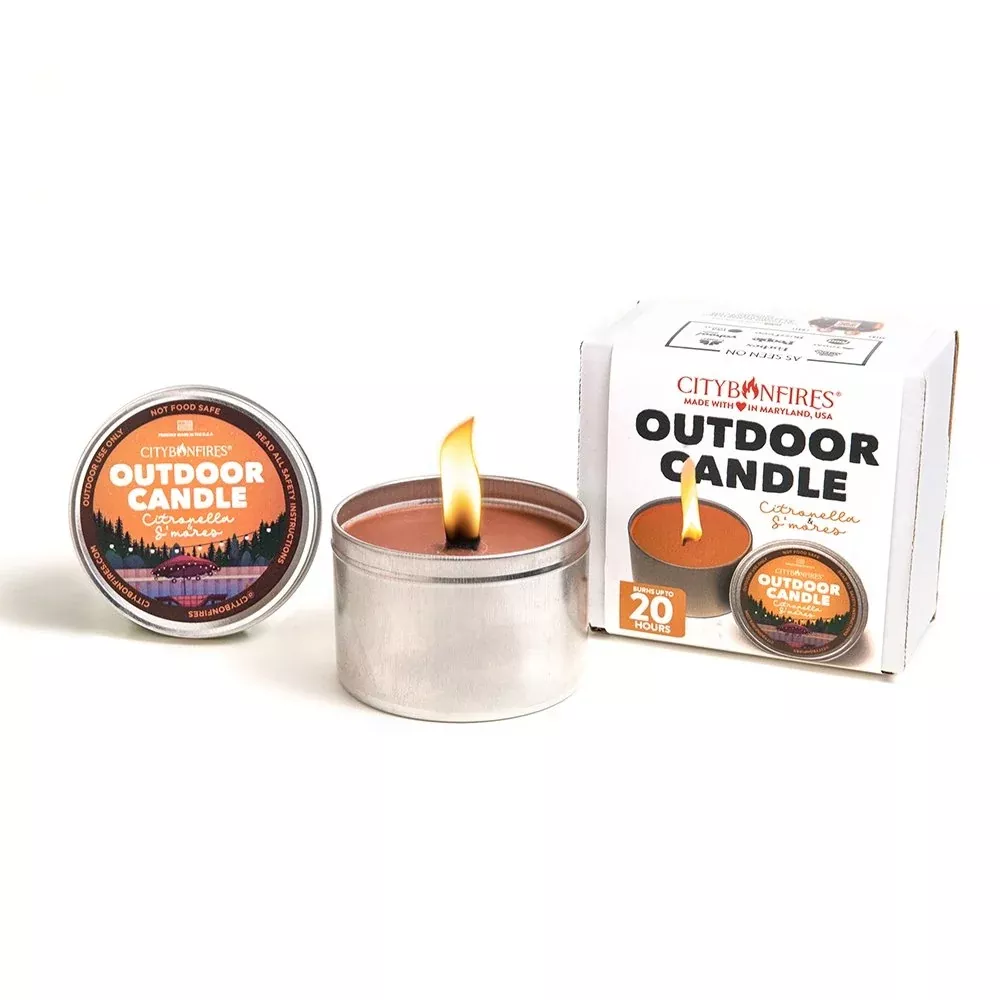 The Outdoor Citronella Candle - S'mores Scent