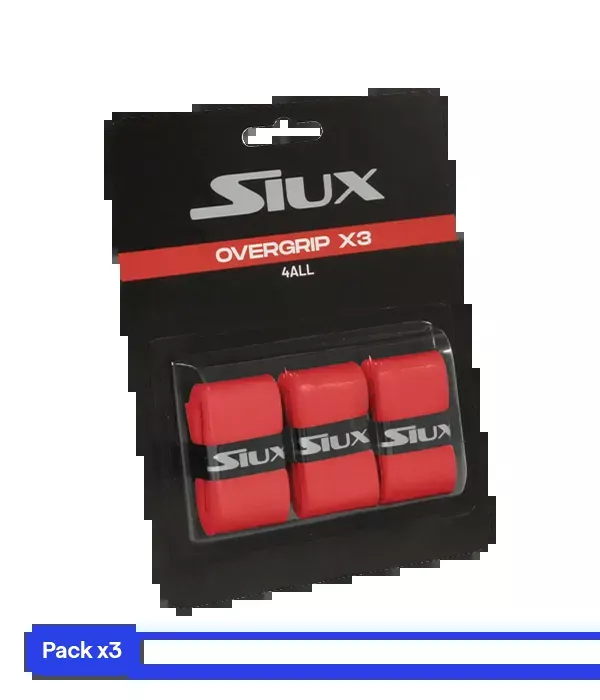Overgrip Siux For All Rojo (Pack x3)