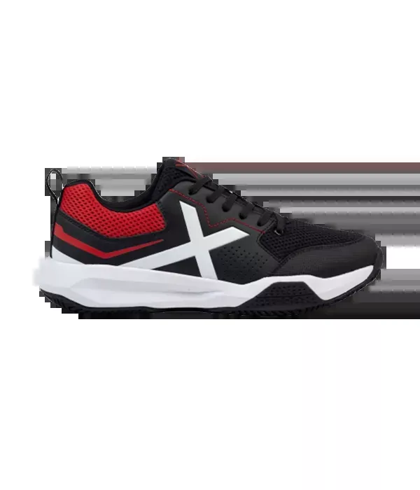 Padel Shoes Munich Focus 02 Negro/Rojo 2025