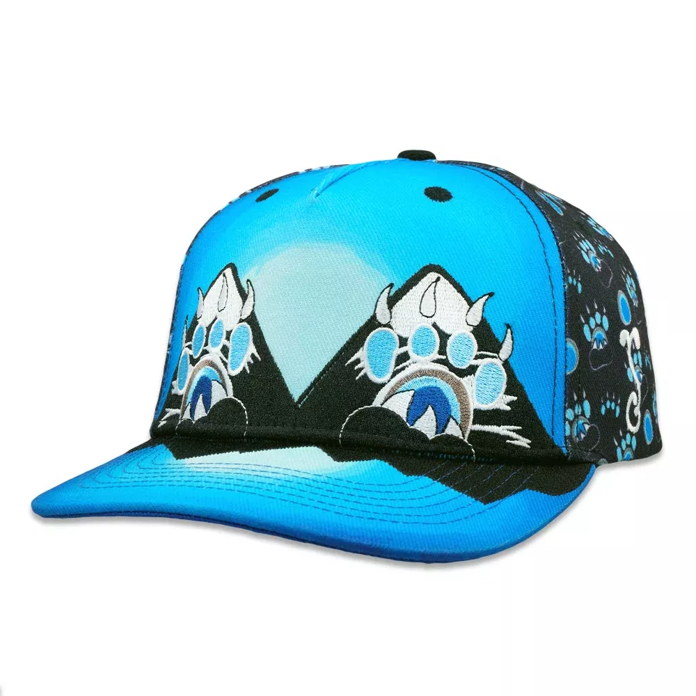 Paw Mountains Blue Kids 501 Snapback Hat
