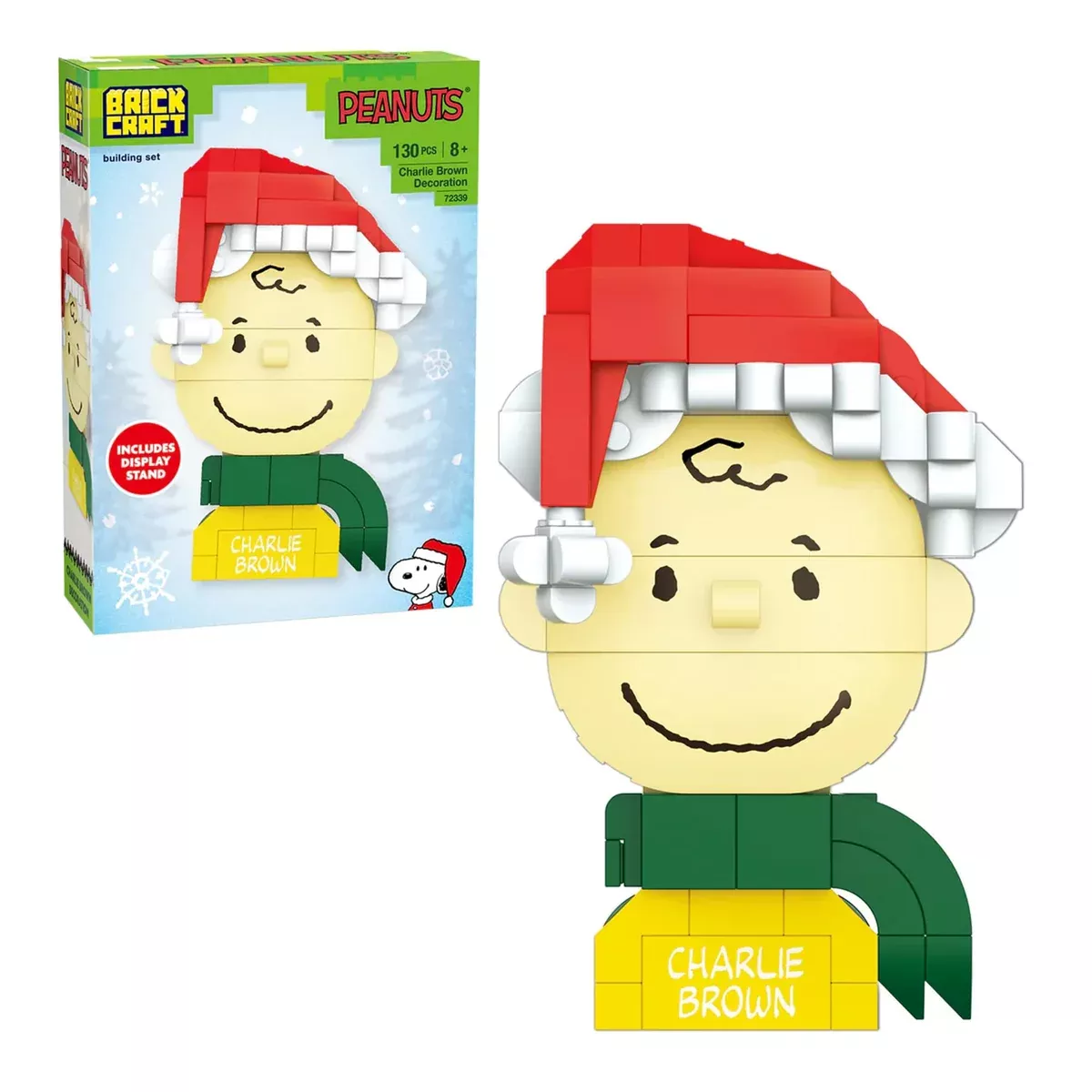 Peanuts - Charlie Brown Christmas 91-Piece Brickcraft Building Set