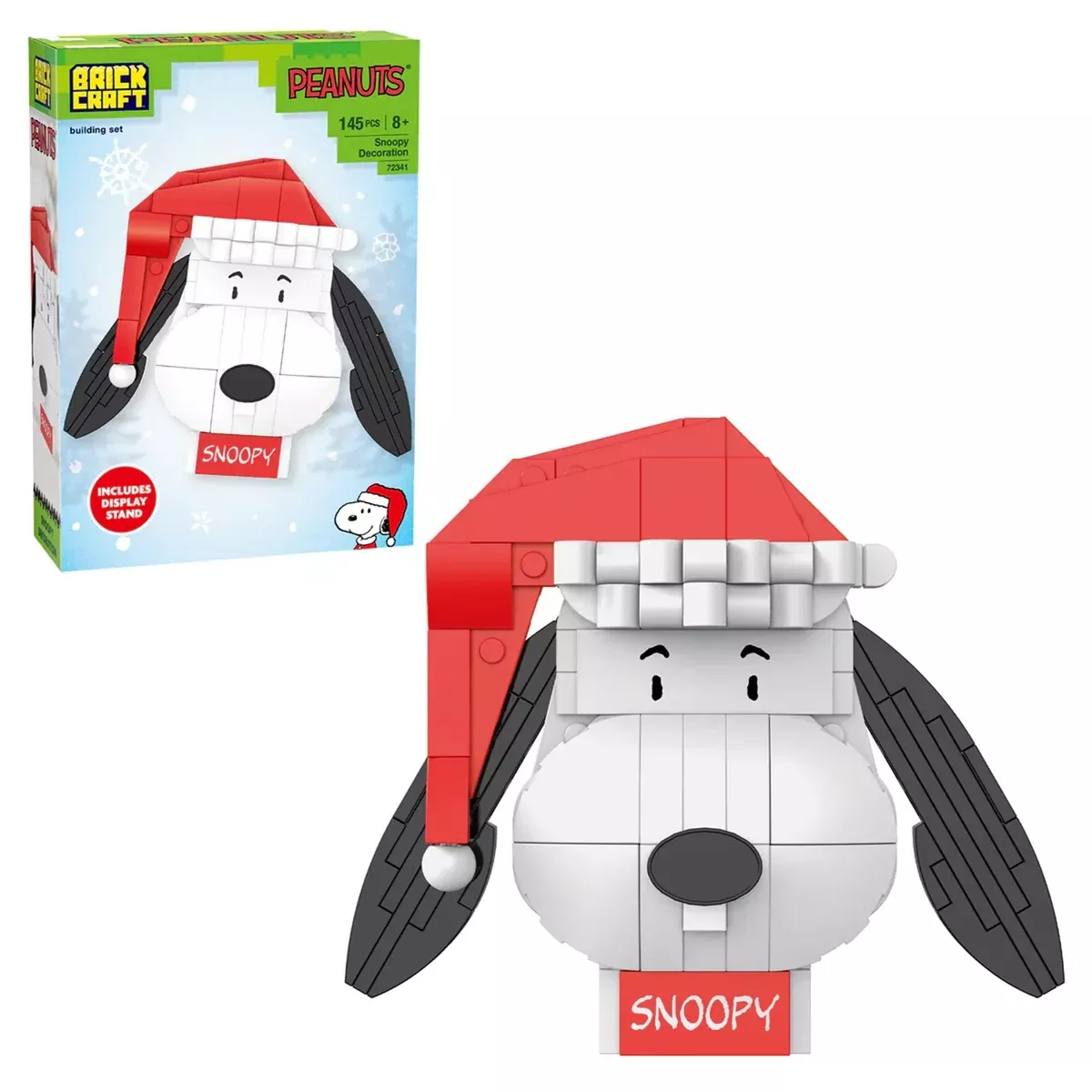 Peanuts - Snoopy Christmas 141-Piece Brickcraft Building Set