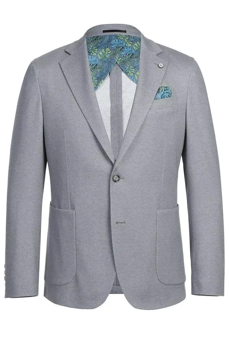 Pelago Light Grey Unconstructed Sport Blazer w/Patch Pockets