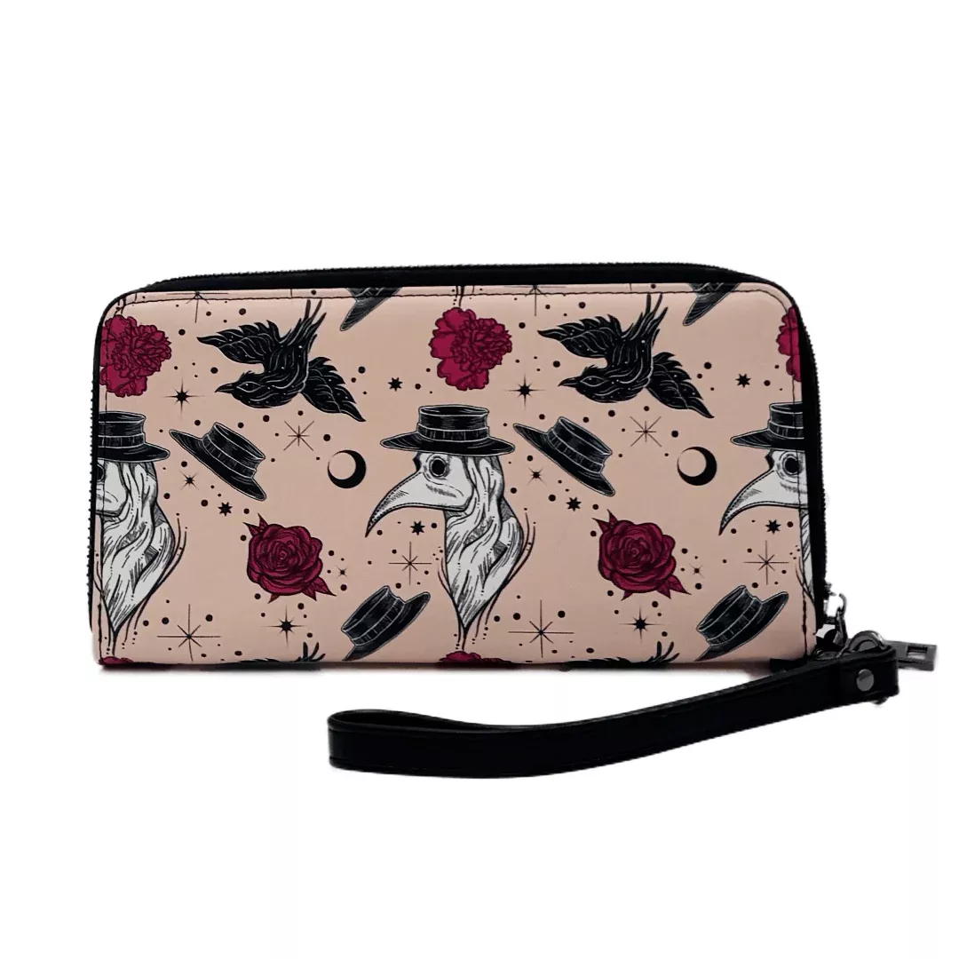 Plague Doctor Clutch Wallet