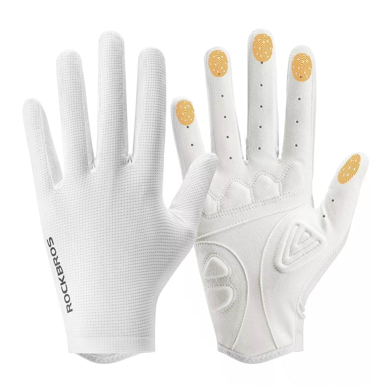 Plain Full-Finger Cycling Gloves