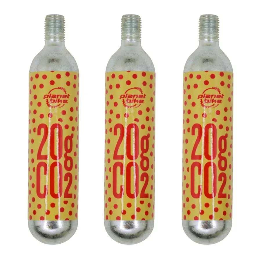Planet Bike CO2 cartridges 20g Threaded 3pcs