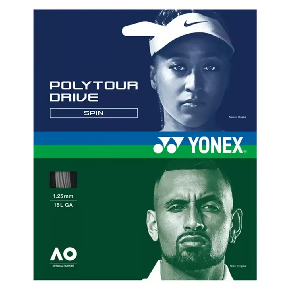 POLYTOUR DRIVE 125/16L Tennis String Silver