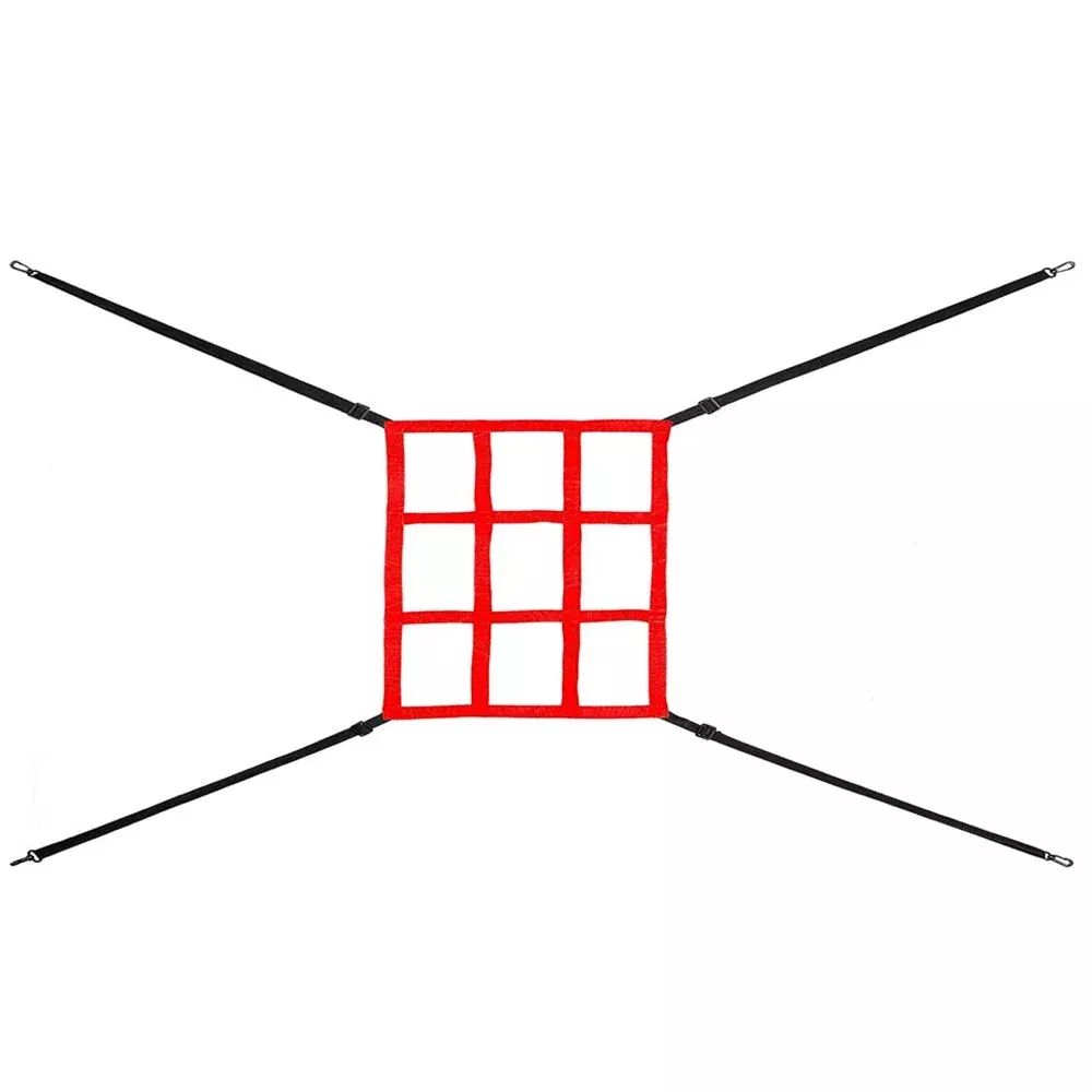 Portable Baseball Training Net with Target Zone