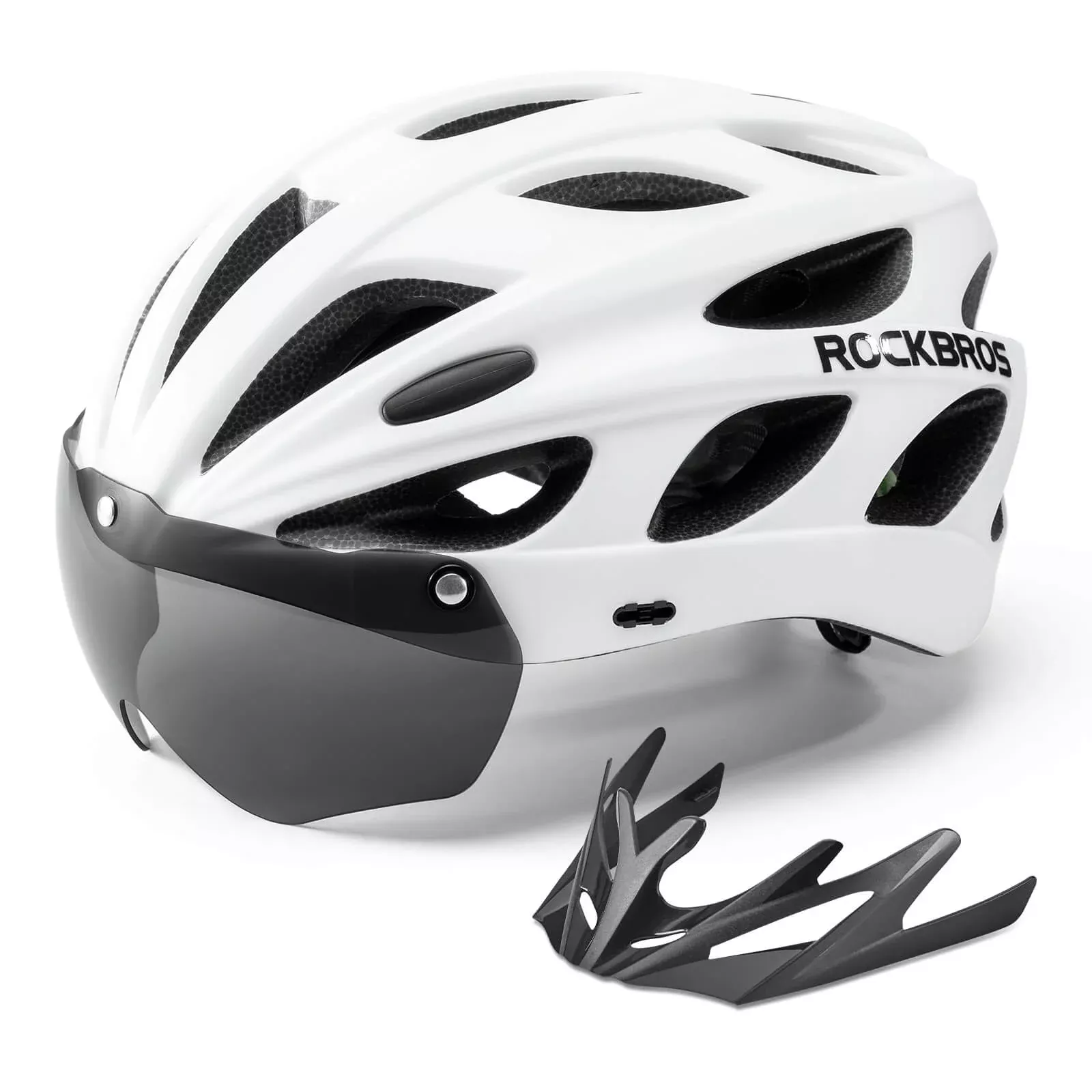 Pottier Bike Helmet with Visor and Goggles