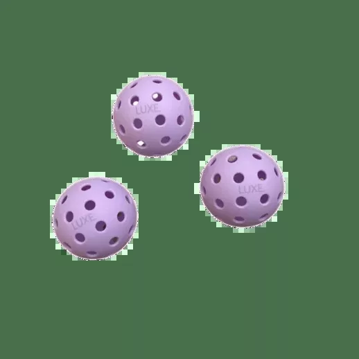 Purple Pickleballs - Pack of 3