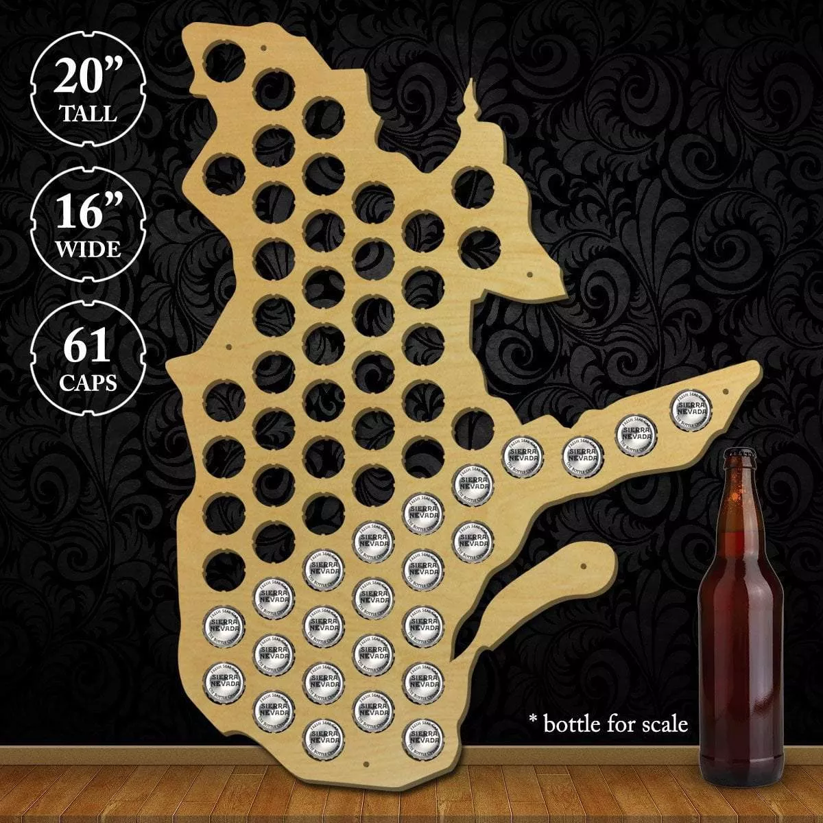 Quebec Beer Cap Map