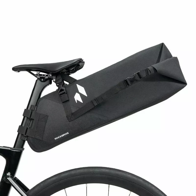 RideMate Waterproof Bike Tail Bag - 13L