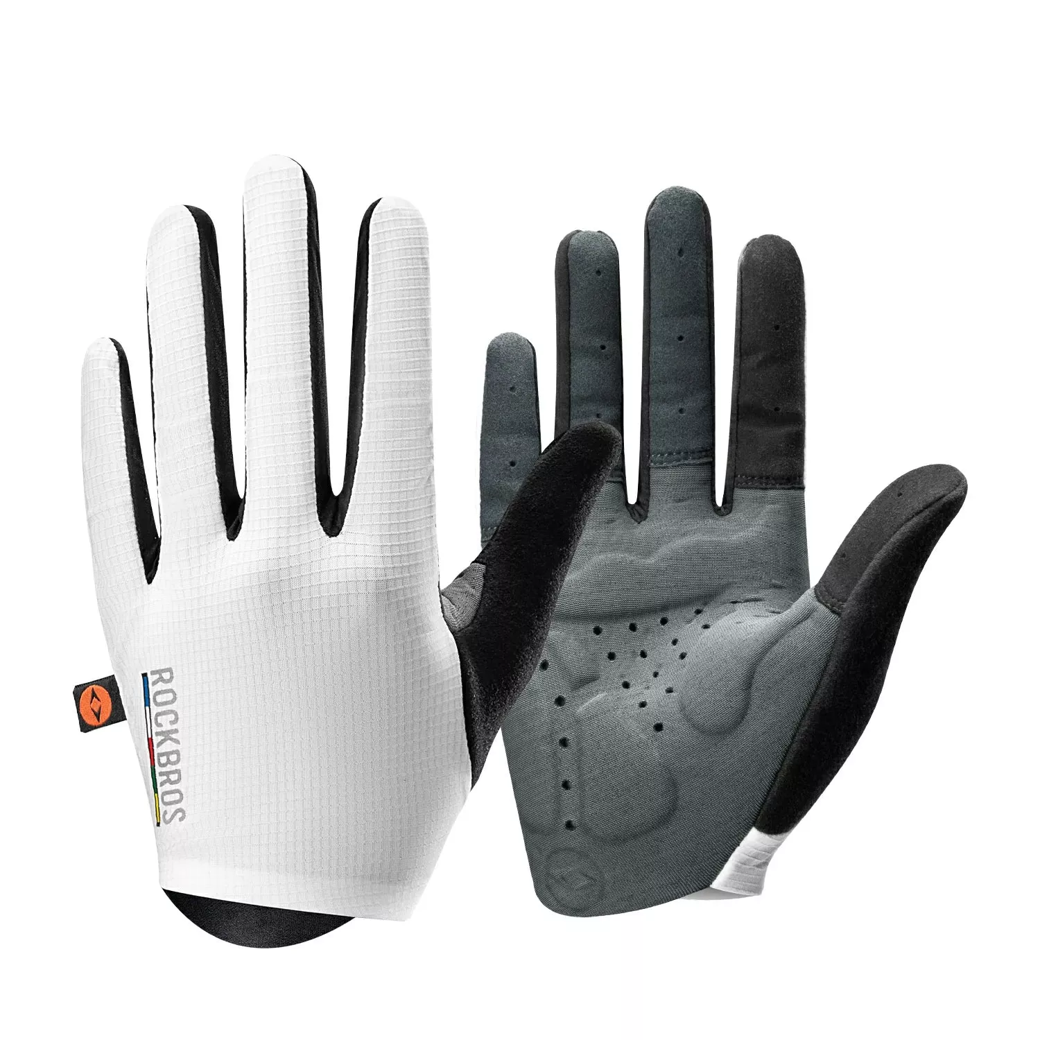 ROAD TO SKY Long Finger Elastic Interface Cycling Gel Padded Gloves