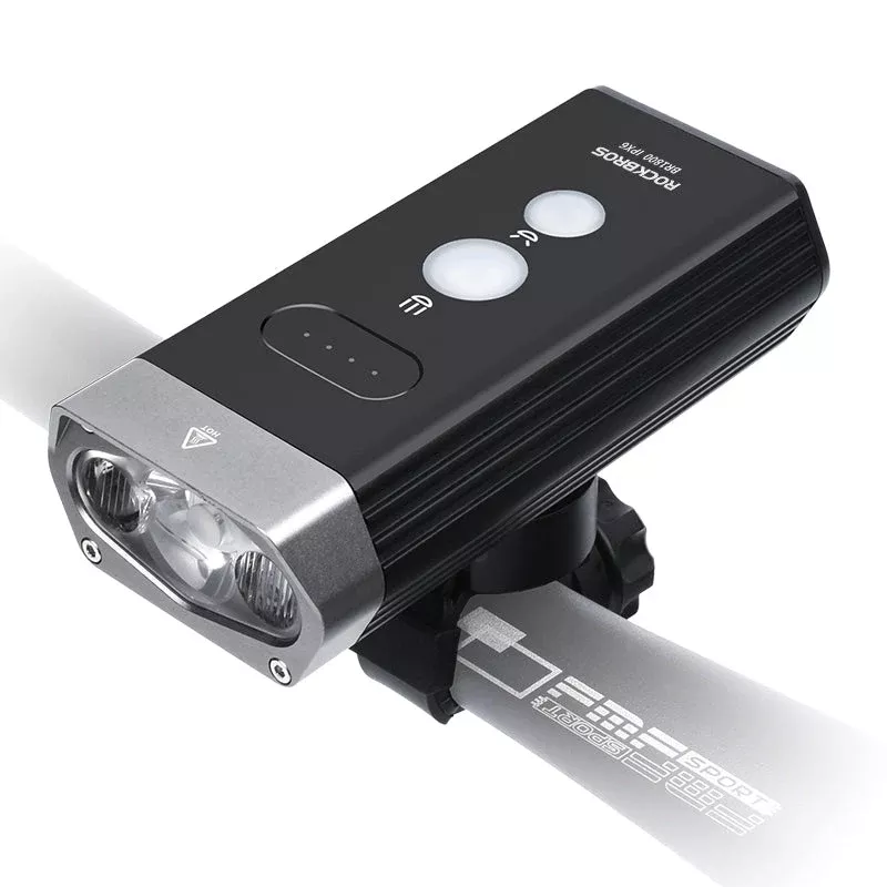 ROCKBROS 2000LM 360° Adjustable Headlight - Ultra Bright, Waterproof, Durable