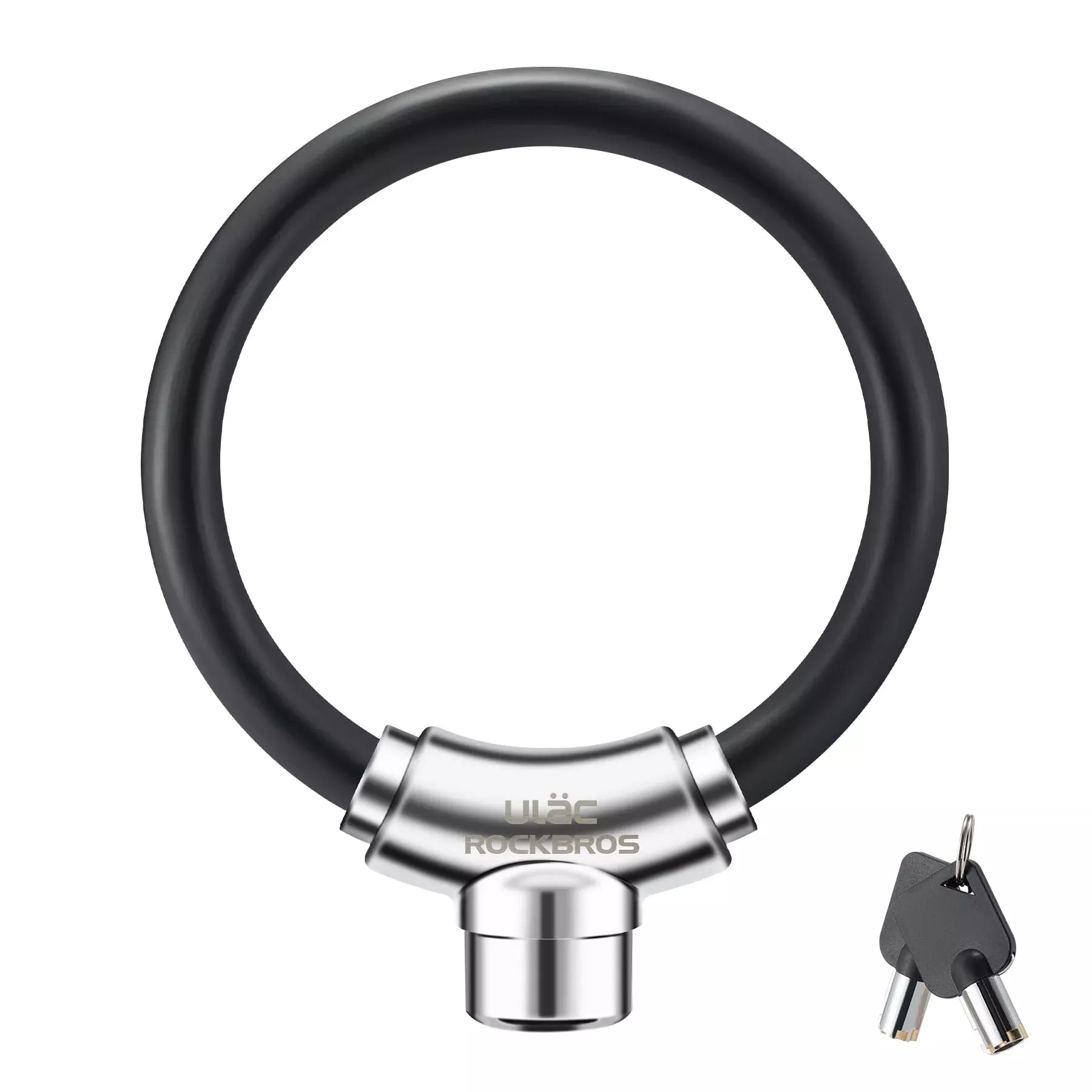 ROCKBROS Anti-Theft Bike Cable Lock Portable Key Lock Rustproof