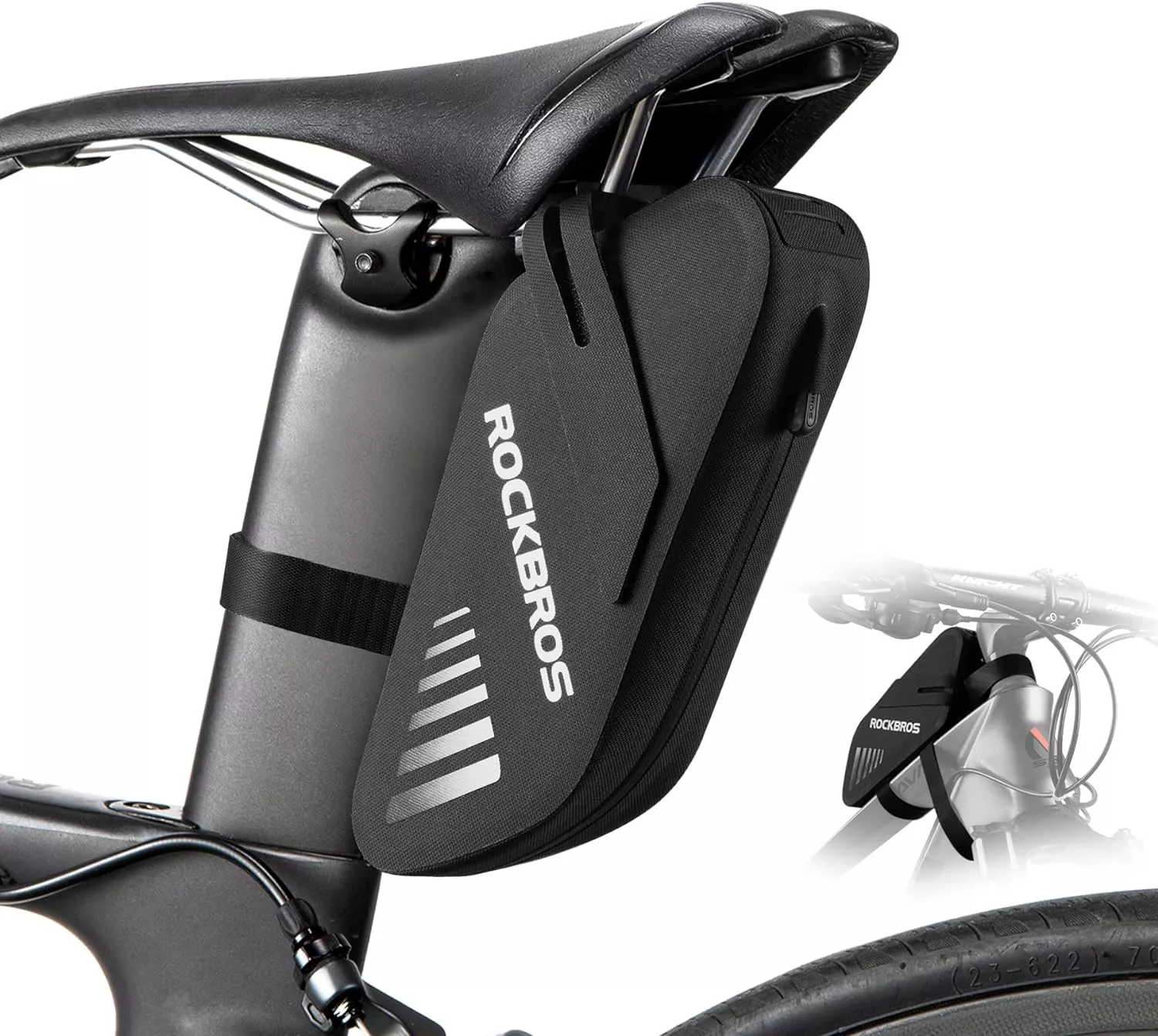 ROCKBROS Bike Saddle Bag Waterproof 0.6L Mini
