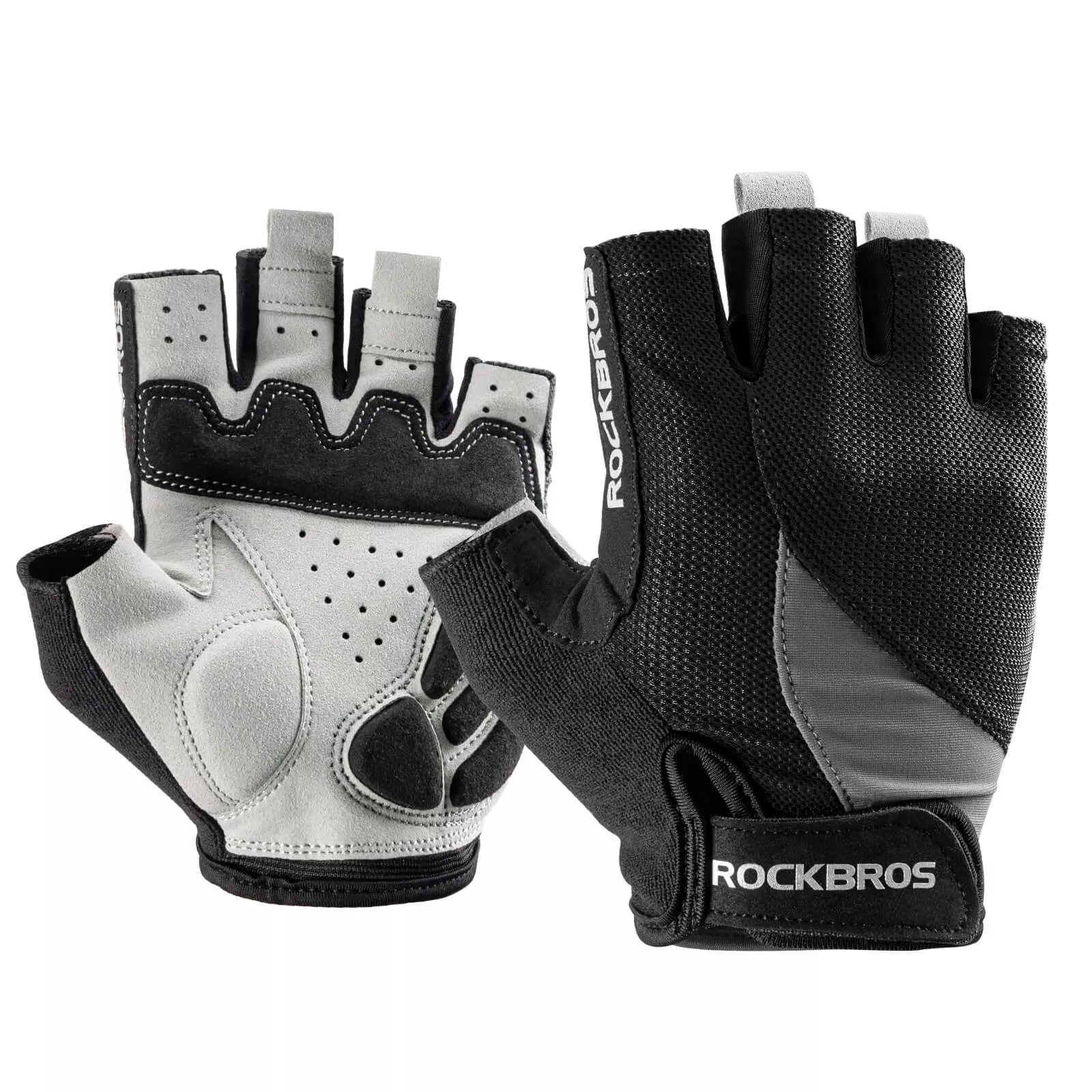 ROCKBROS Half-Finger Gel Padded Cycling Gloves Summer