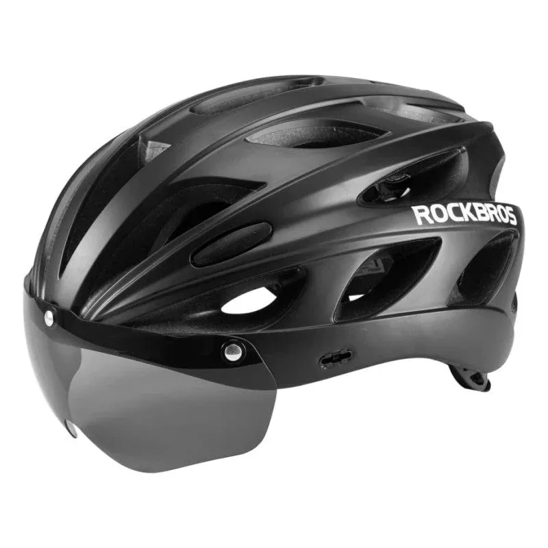 ROCKBROS Lightweight Cycling Helmet with Removable GogglesSun Visor