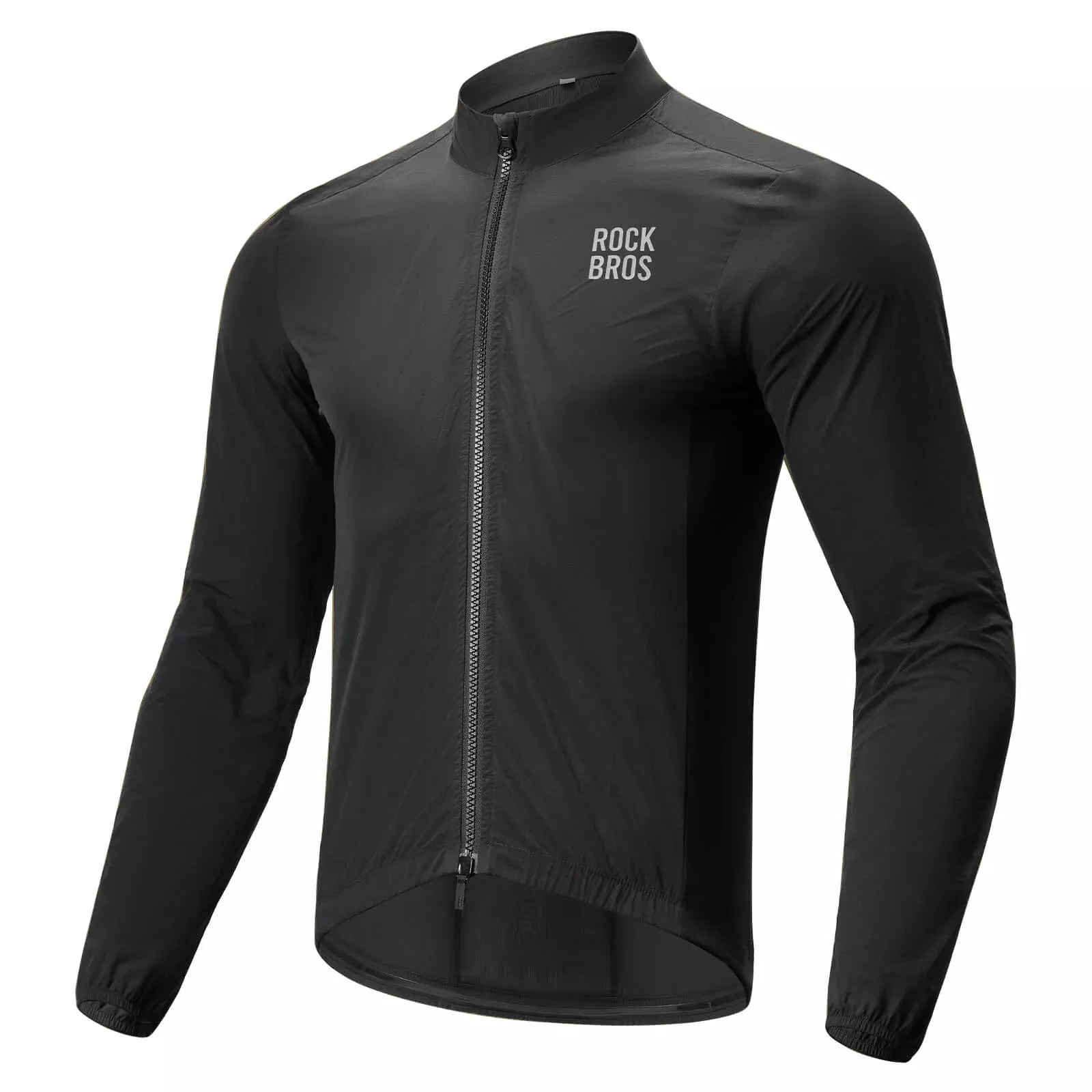 ROCKBROS Long-Seeved Cycling Windbreaker Jacket Foldable