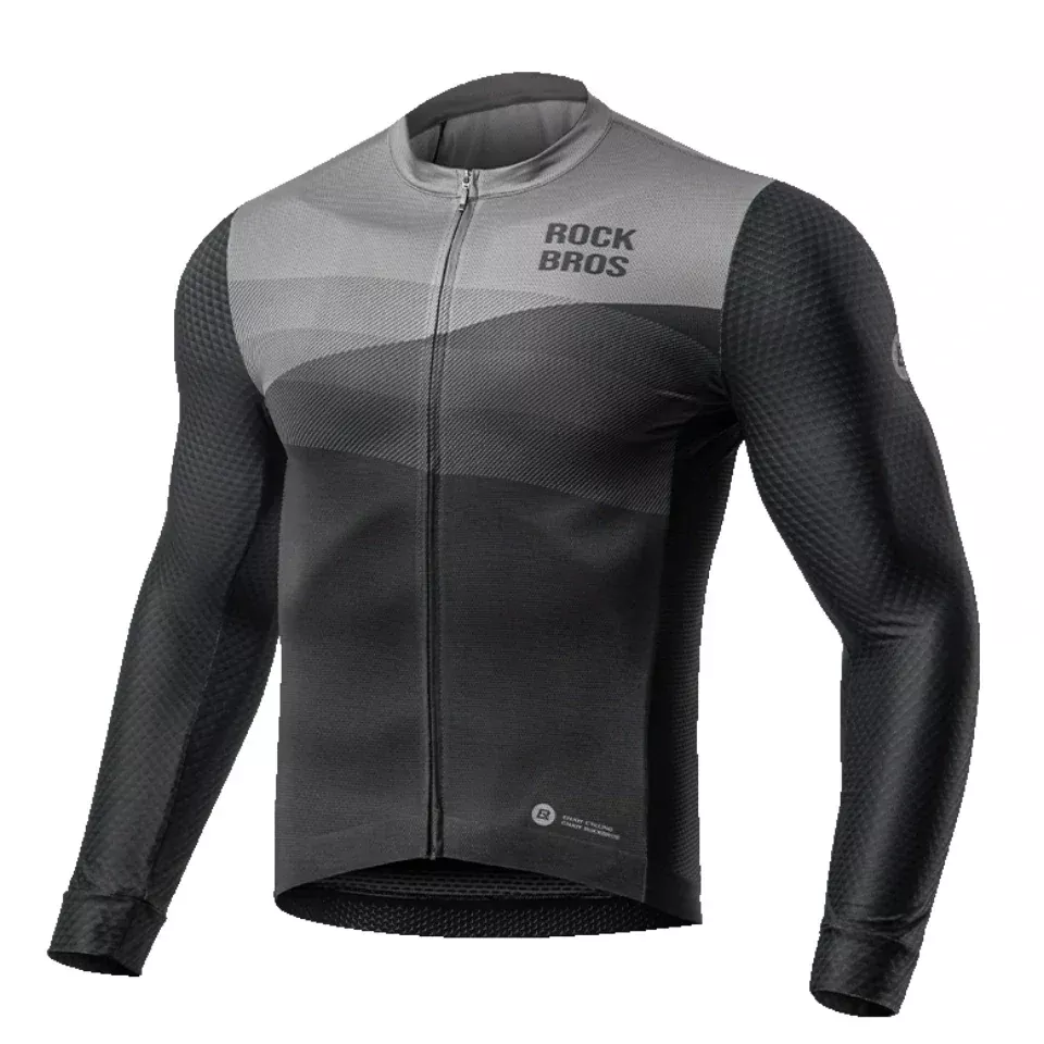 ROCKBROS Men's Cycling Long-Sleeve Jersey