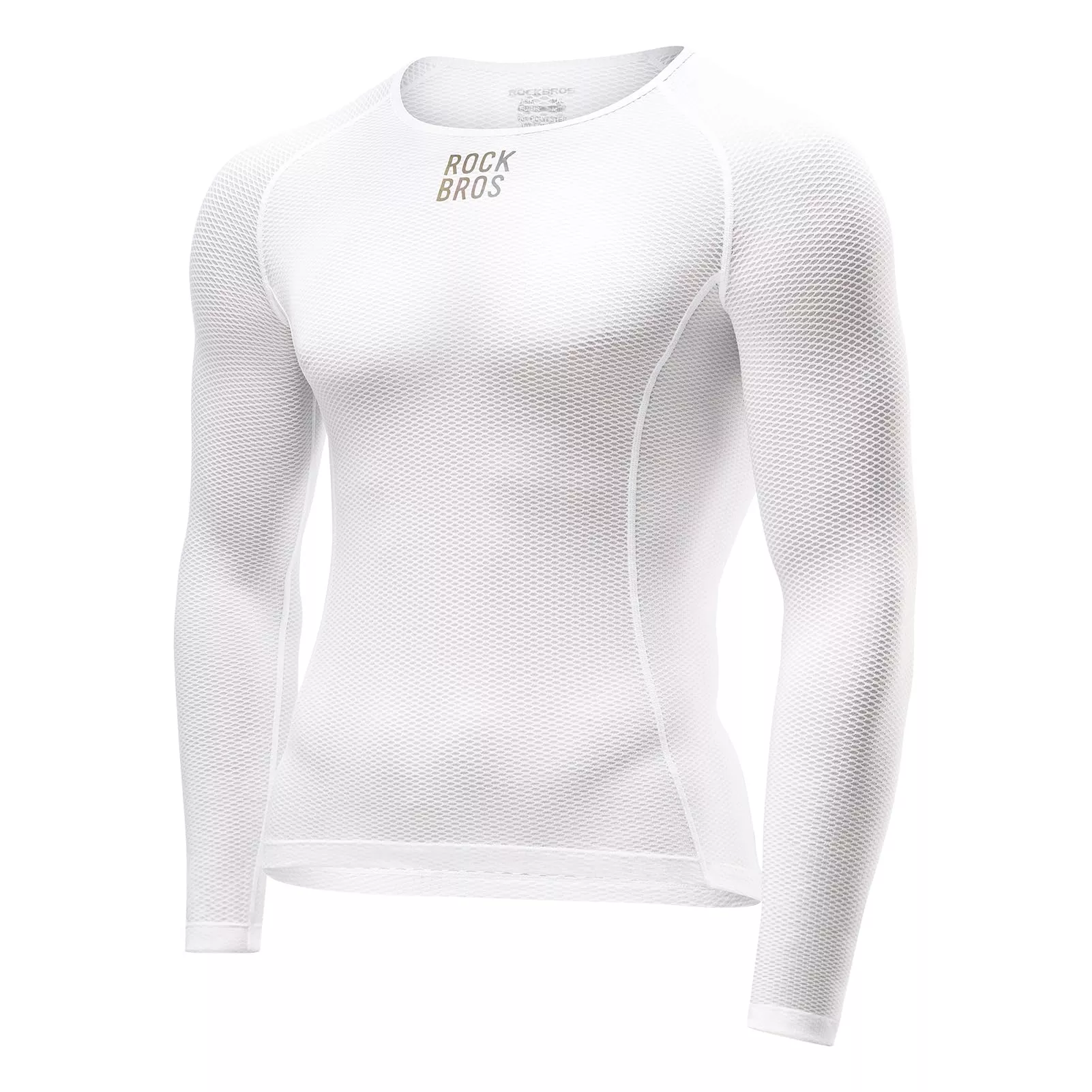 ROCKBROS Men's Long Sleeve Cycling Jersey Quick-Dry Seamless Underlayer