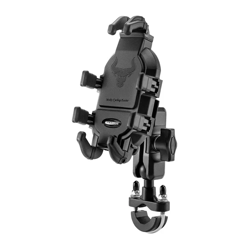 ROCKBROS Metal Bicycle Phone Holder - Universal Shockproof Mount