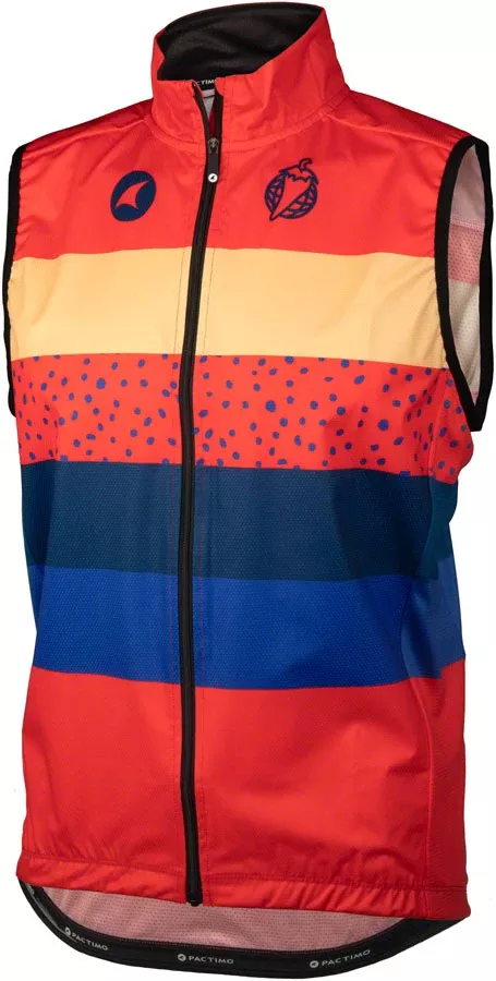 Salsa Team Polytone Men's Vest - Red w/ Stripes Large