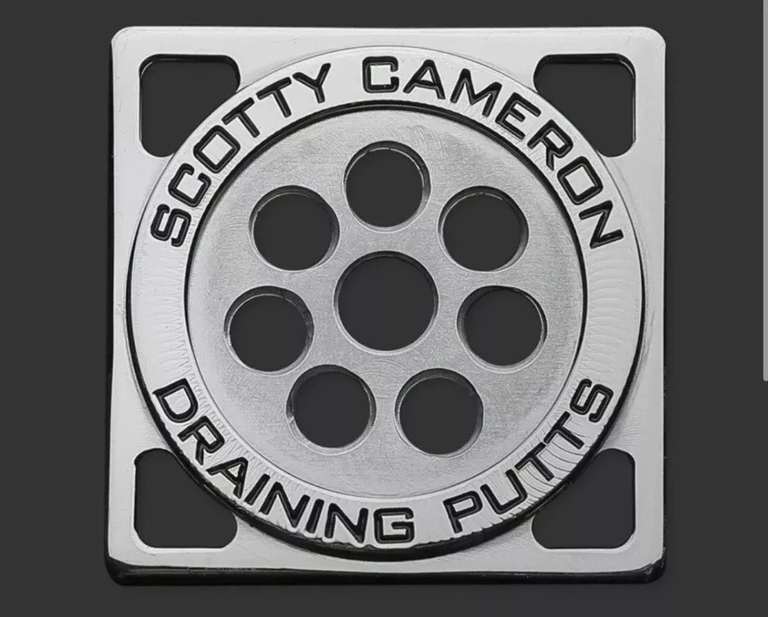 Scotty Cameron 2023 Cameron Coin Drain-O Square Round Ball Marker