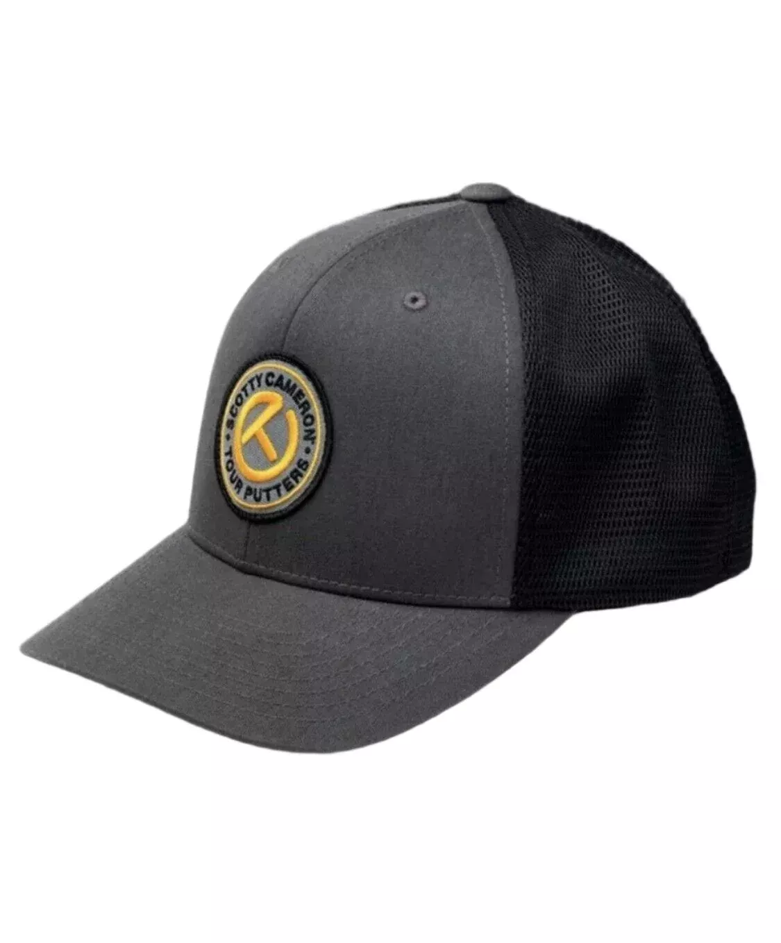 Scotty Cameron - Circle T Black/School Bus Yellow Mesh Flexfit Snapback Hat
