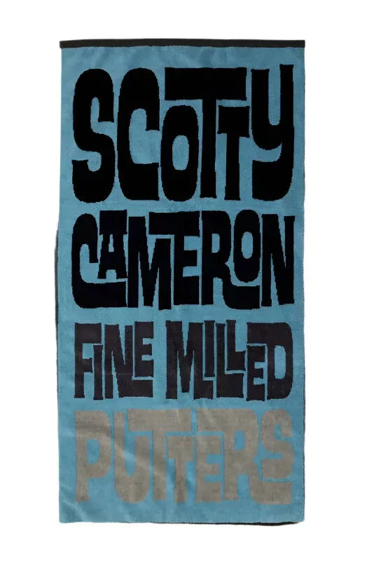 Scotty Cameron - Laguna Stack Golf Towel Black/Blue