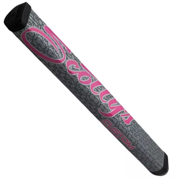 Scotty Cameron Pink/Grey Custom Shop Paddle Large Putter Grip