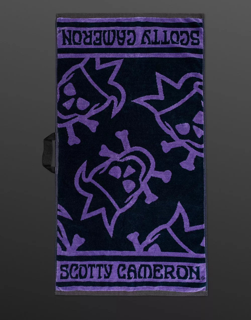 Scotty Cameron - Tour Jester Golf Towel Black/Purple