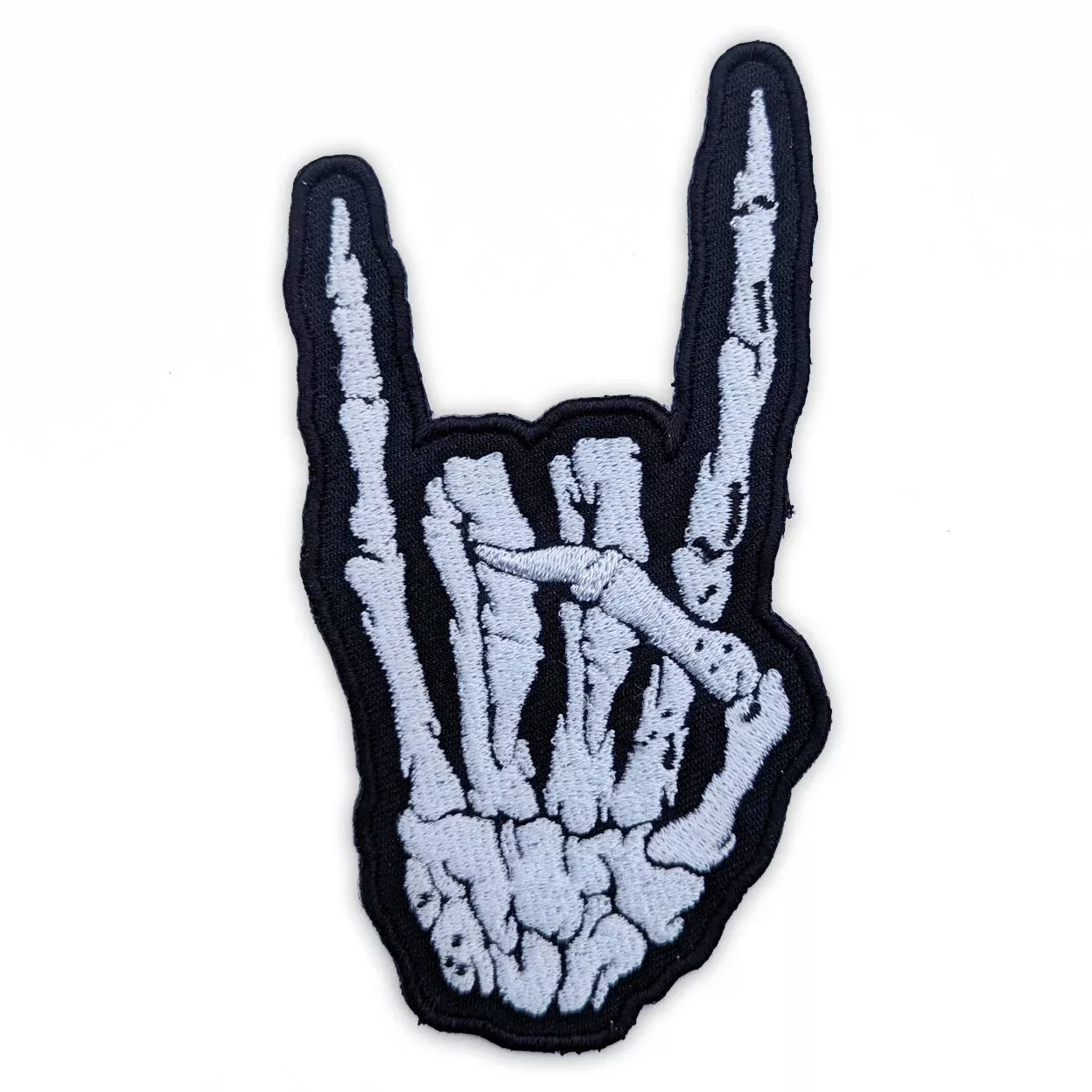 Skeleton Rock Hand Patch