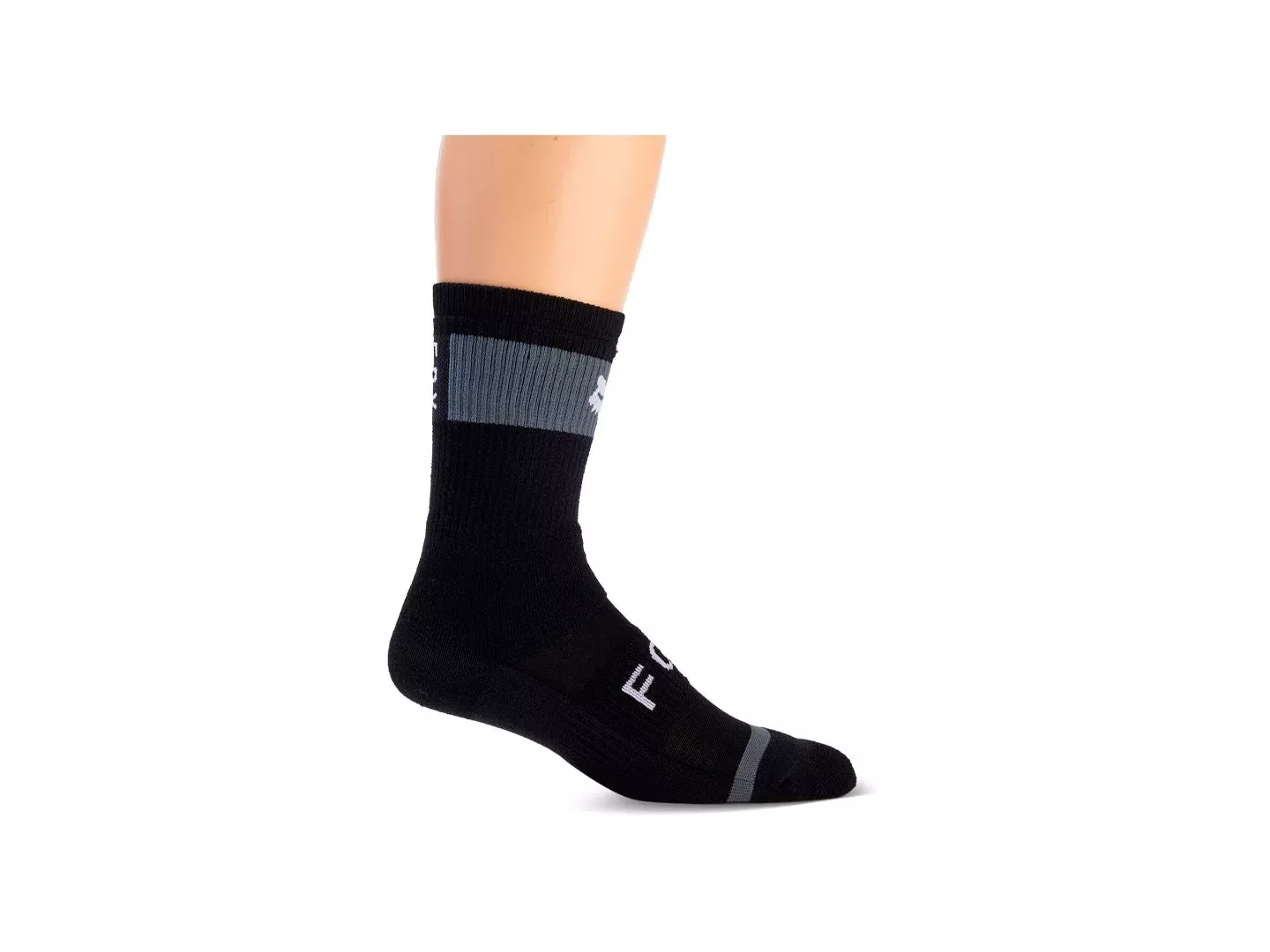 Sock Fox Racing 25 Defend 8 Small/Medium Black