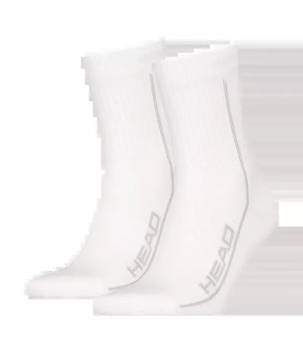 Socks HEAD Performance Crew White (Pack x2)