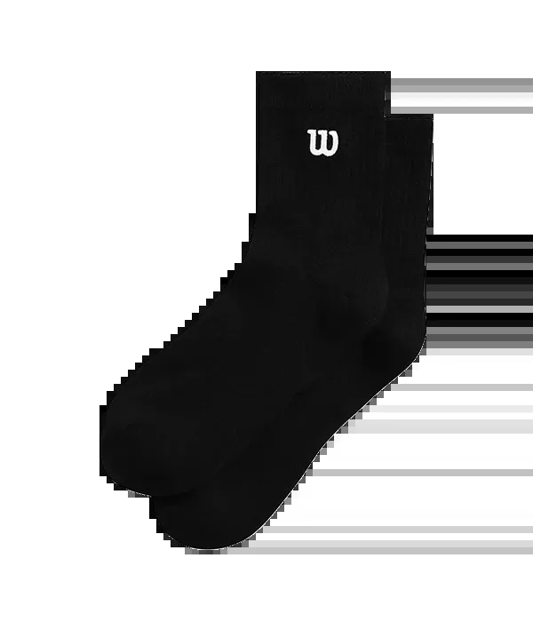 Socks Wilson Quarter Top Bright Black 2025