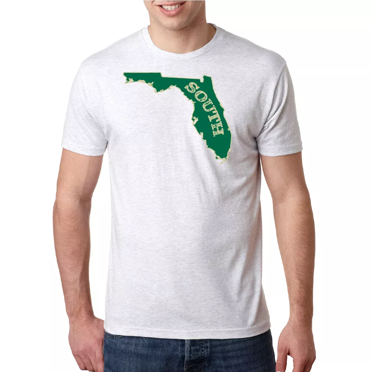 South Florida Green and Gold Soft Tee