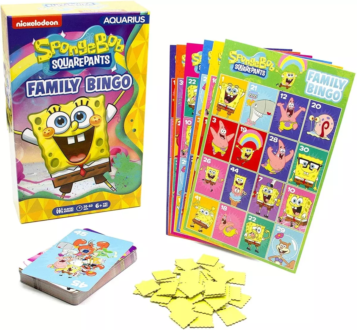 SpongeBob SquarePants - Family Bingo | 2-18 Players