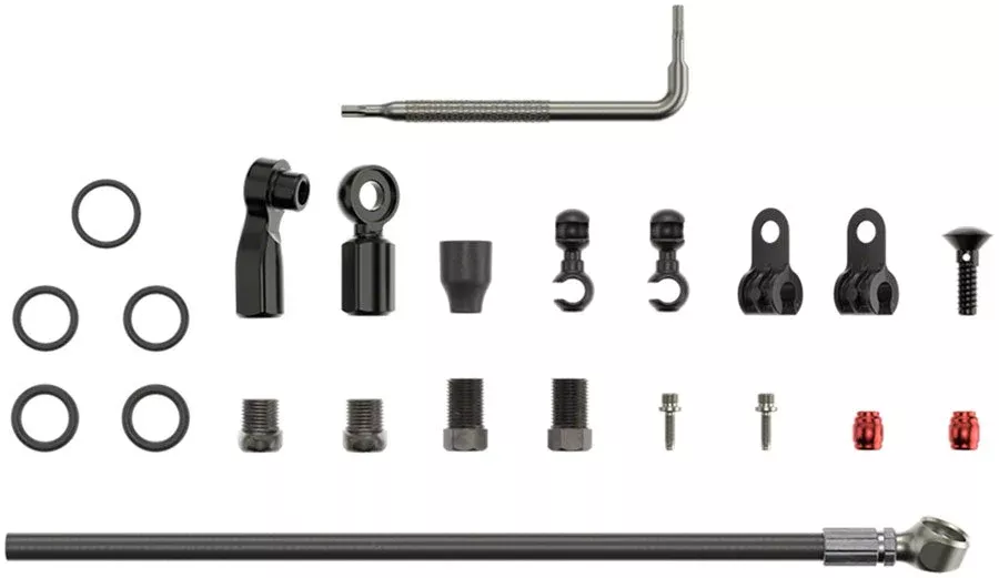 SRAM Disc Brake Hose Kit - Flat Mount Beveled Banjo 2000mm