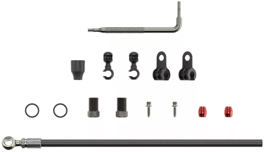 SRAM Disc Brake Hose Kit - Silver Banjo 2000mm