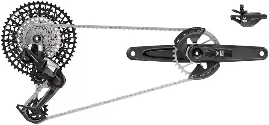 SRAM Eagle 90 T-Type Groupset - 170mm Wide Crank 32t Chainring Trigger Shifter 10-52t 12-Speed Cassette Rear Derailleur Chain