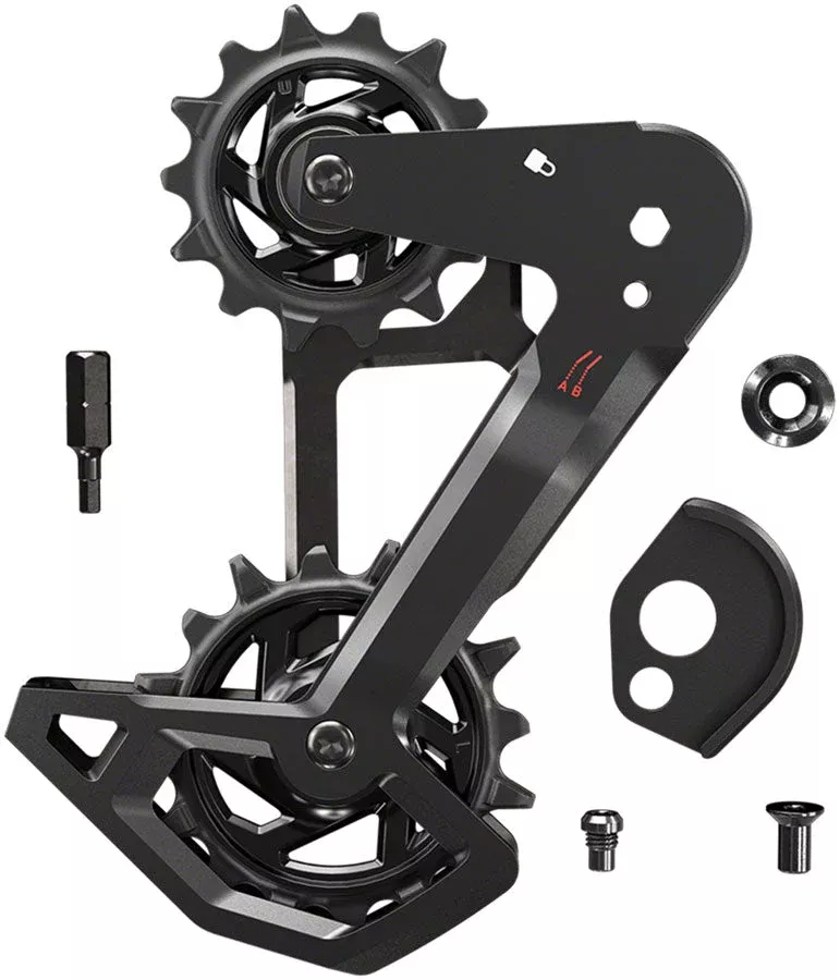 SRAM Eagle T-Type AXS Rear Derailleur Cage Kit - Compatible all Eagle T-Type Rear Derailleurs Carbon Cage